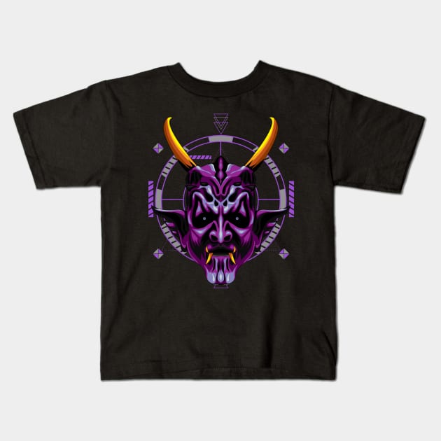 satan devil demon god Kids T-Shirt by SHINIGAMII